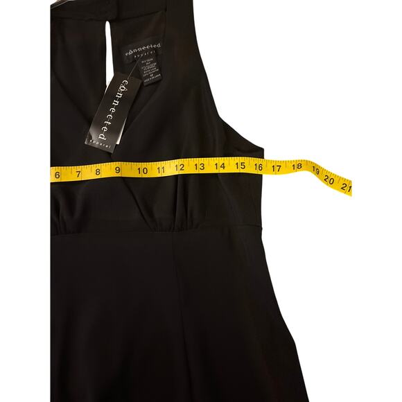 Connected Apparel black cocktail dress. - Picture 6 of 8